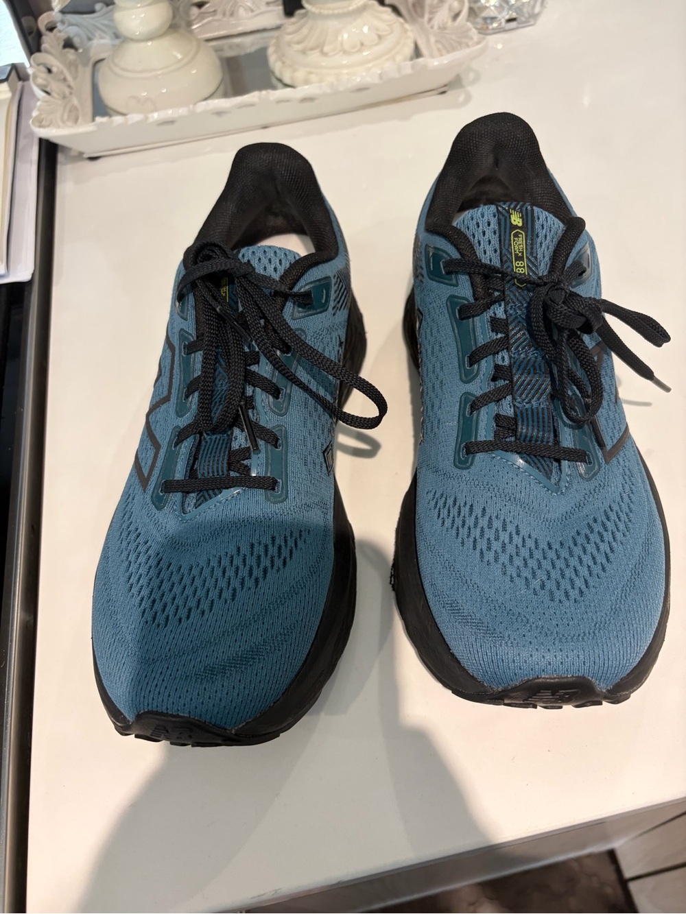 New Balance Blue and Black Athletic Running Shoe